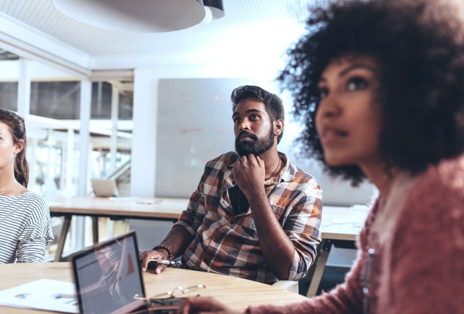 Entrepreneur Business Man and Woman Team Meeting