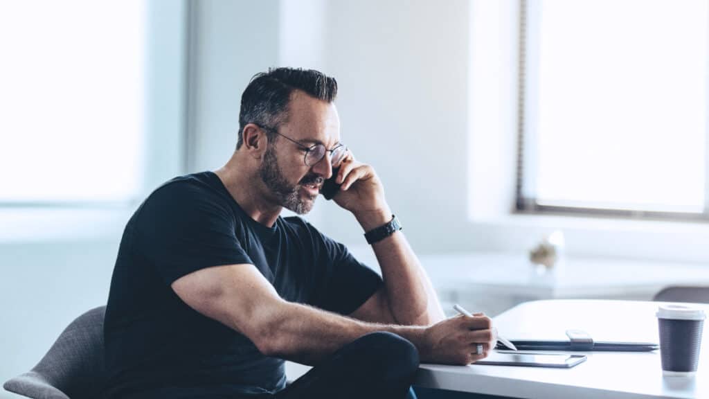 Entrepreneur Business Man Working in Office