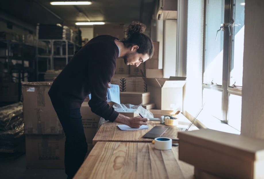 Entrepreneur Business Man Working in Office