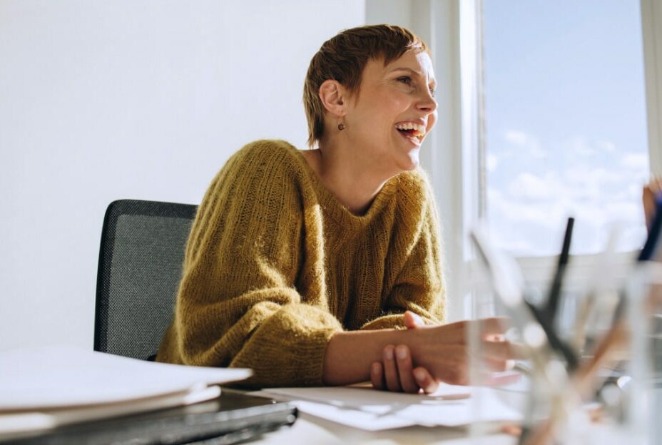 Entrepreneur Business Woman Working in Office