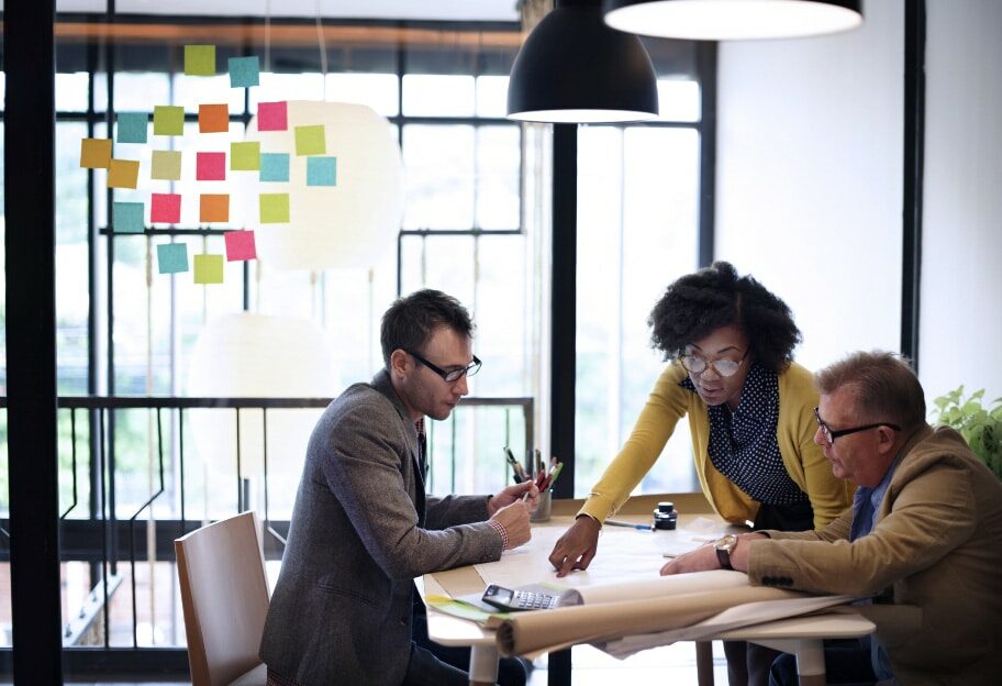 Entrepreneur Business Man and Woman Team Meeting