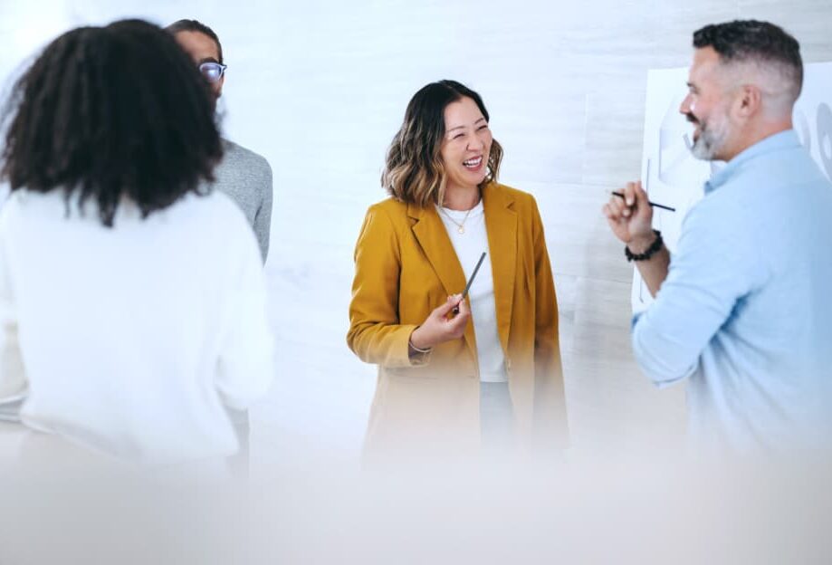 Entrepreneur Business Man and Woman Team Meeting