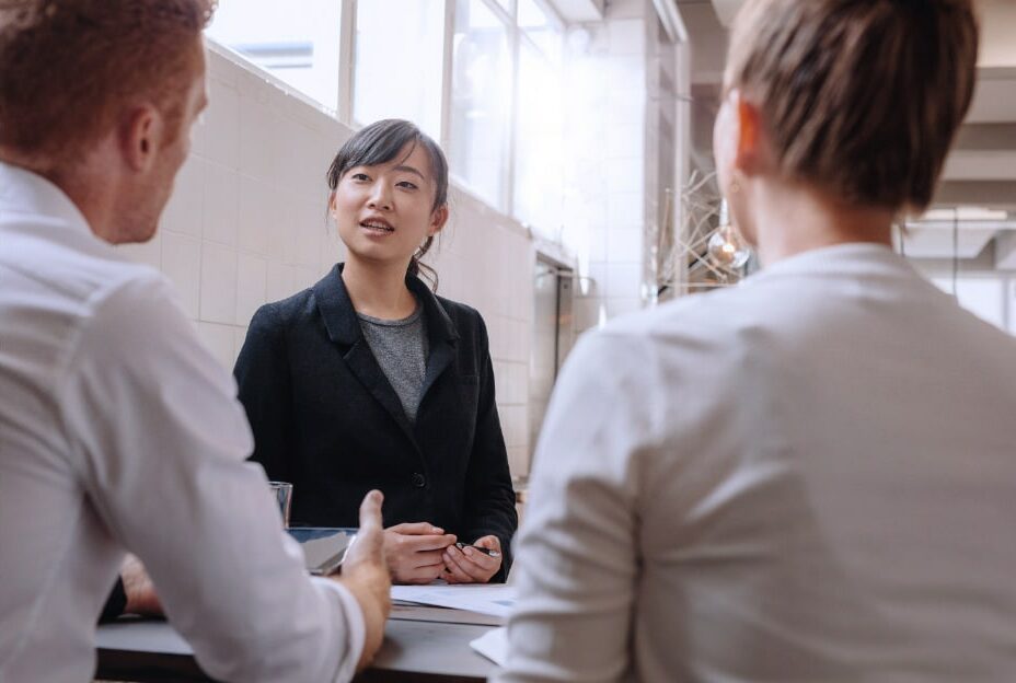 Entrepreneur Business Man and Woman Team Meeting