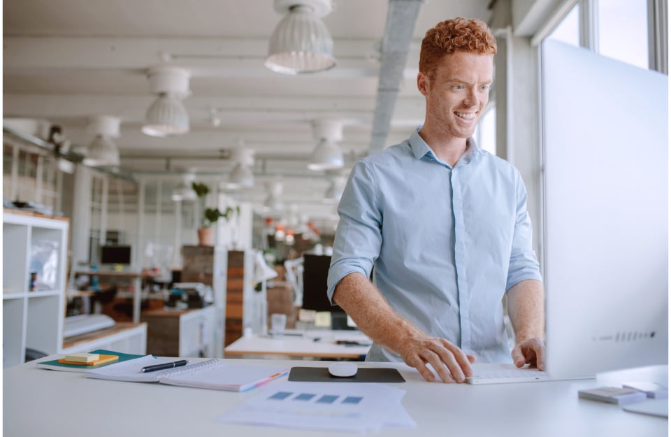 Entrepreneur Business Man Working in Office