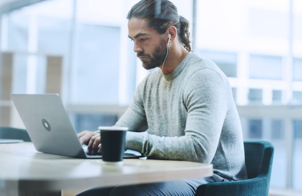 Entrepreneur Business Man Working with Technology